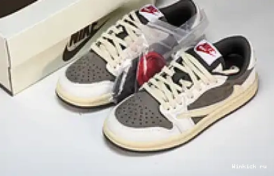PS Jordan 1 Scott Air Low x Mocha' OG (Kids!)Travis 'Reverse 0517